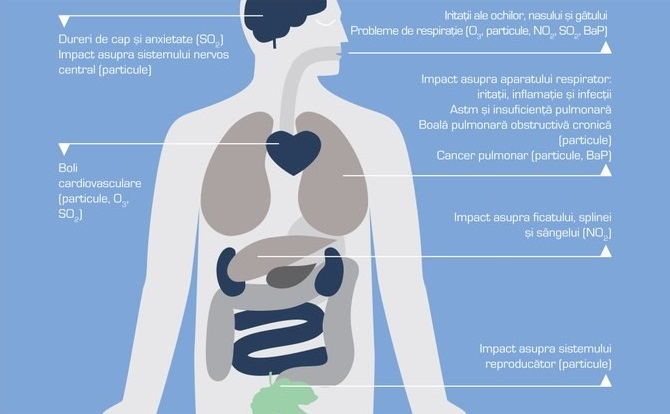 consecinte inhalare aer poluat cu substante toxice